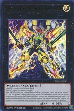 Number F0: Utopic Future Zexal - DUAD-EN042 - Ultra Rare