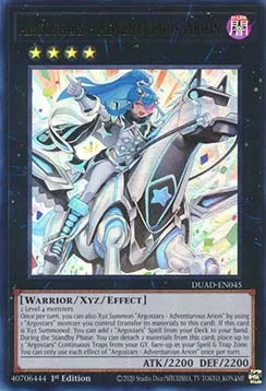 Argostars - Adventurous Arion - DUAD-EN045 - Ultra Rare