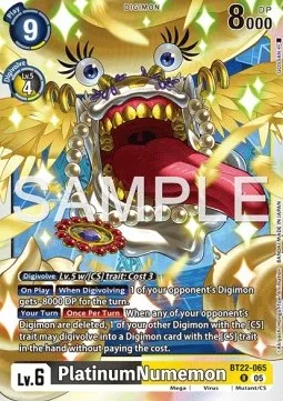 PlatinumNumemon - BT22-065 - Rare