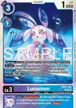 Lunamon - BT22-069 - Rare