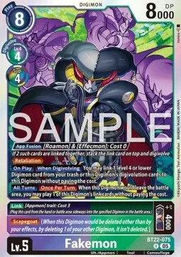 Fakemon - BT22-075 - Rare
