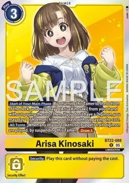 Arisa Kinosaki - BT22-088 - Rare