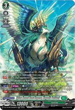 Sylvan Horned Beast Emperor, Magnolia Patriach - DZ-BT08-SR29 - Silver Rare