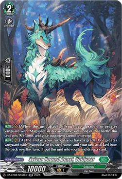 Sylvan Horned Beast, Voldyaar - DZ-BT08-SR34 - Silver Rare