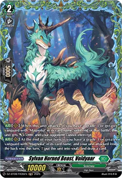 Sylvan Horned Beast, Voldyaar - DZ-BT08-FR35 - Frame Rare