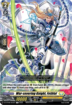 War-severing Knight, Fethful - DZ-BT08-093 - Common