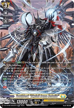 Youthberk Skyfall Arms: Rebuild - DZ-BT08-SR22 - Silver Rare