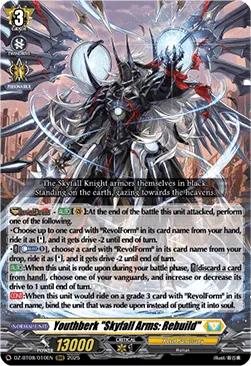 Youthberk Skyfall Arms: Rebuild - DZ-BT08-010 - Triple Rare