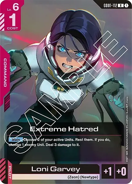 Extreme Hatred - GD01-112 - Rare