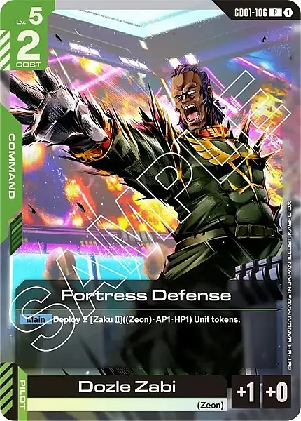 Fortress Defense - GD01-106 - Rare