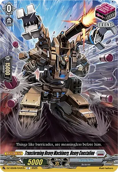 Transforming Heavy Machinery, Heavy Constalion - DZ-SS08-042 - Common