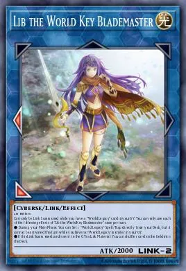 Lib the World Key Blademaster - BLMM-EN159 - Secret Rare
