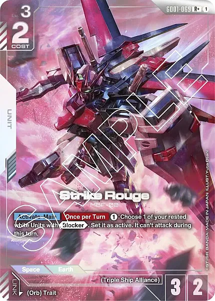 Strike Rouge - GD01-069 - Rare (Alternative Art)