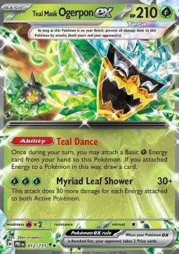 Teal Mask Ogerpon ex (PRE 012) - Double Rare
