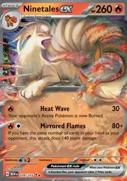 Ninetales ex (MEW 038) - Double Rare