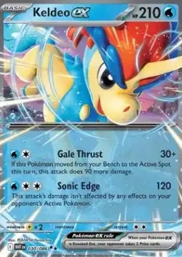 Keldeo ex (WHT 030) - Double Rare