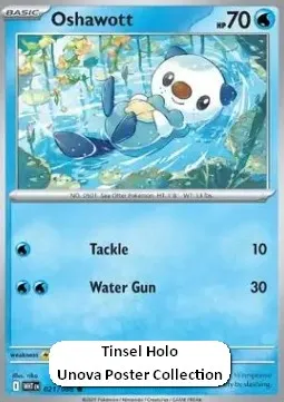 Oshawott (xWHT 021) - Promo (Tinsel Holo)