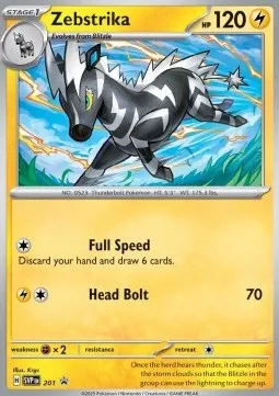 Zebstrika (SVP 201) - SV Black Star Promos