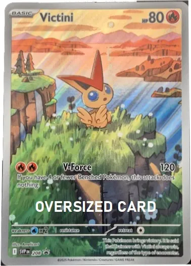 Victini (SVP 208) - SV Black Star Promos (OVERSIZED CARD)