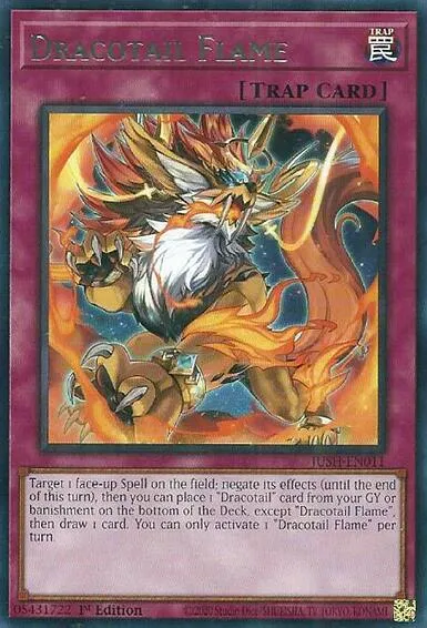 Dracotail Flame - JUSH-EN011 - Super Rare