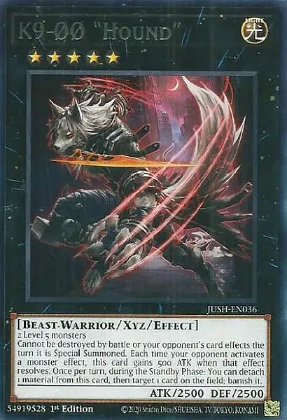K9-00 Hound - JUSH-EN036 - Super Rare