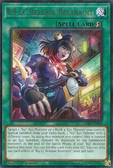 K9-LC Release Restraint - JUSH-EN038 - Super Rare