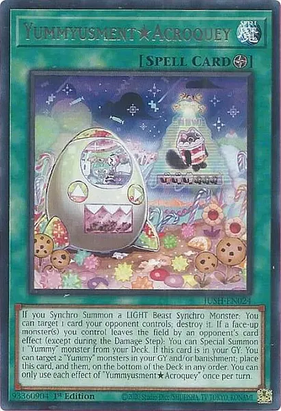 Yummyusment-Acroquey - JUSH-EN024 - Super Rare