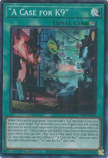 A Case for K9 - JUSH-EN040 - Starlight Rare