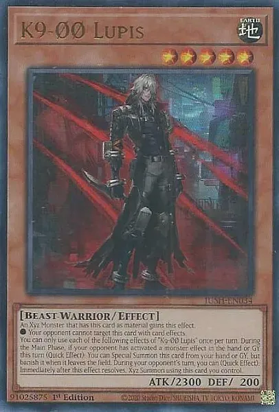 K9-00 Lupis - JUSH-EN034 - Starlight Rare