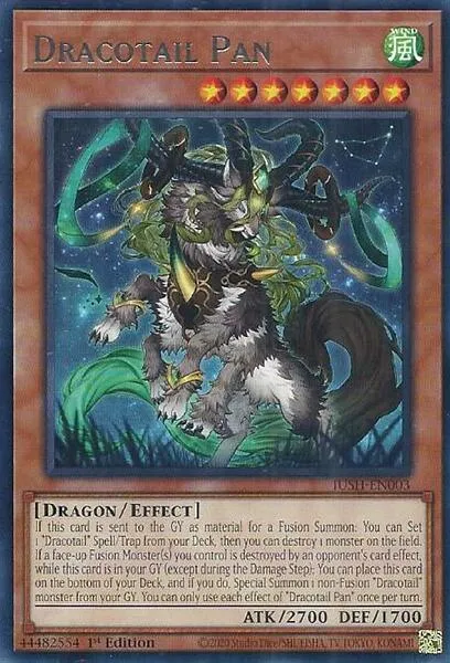 Dracotail Pan - JUSH-EN003 - Super Rare