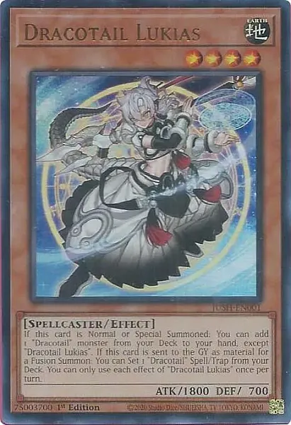 Dracotail Lukias - JUSH-EN001 - Starlight Rare