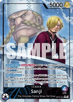 Sanji - OP12-041 - Leader (Alternate Art)