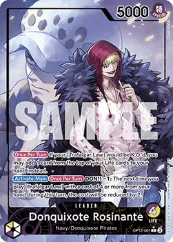 Donquixote Rosinante - OP12-061 - Leader (Alternate Art)