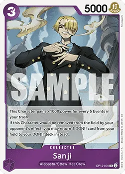 Sanji - OP12-070 - Rare