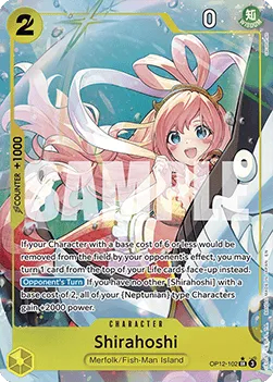 Shirahoshi - OP12-102 - Super Rare (Alternate Art)