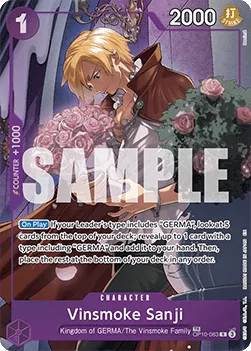 Vinsmoke Sanji - OP10-063 - Treasure Rare