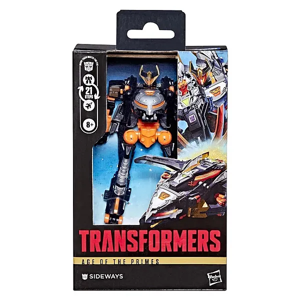 TRANSFORMERS AGE OF THE PRIMES DELUXE CLASS TRANSFORMERS: CYBERTRON SIDEWAYS 14 CM