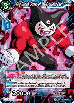 King Gomah, Power of the Evil Third Eye - BT28-030 - Uncommon