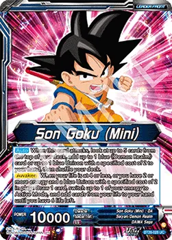 Son Goku (Mini) // SS Son Goku (Mini), New Adventure - BT28-028 - Uncommon