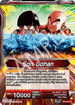 Son Gohan // Son Gohan, Protecting the Weak - BT28-001 - Uncommon