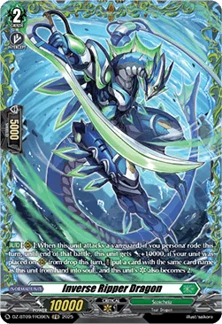 Inverse Ripper Dragon - DZ-BT09-FR39 - Frame Rare