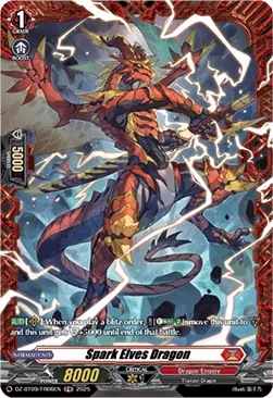 Spark Elves Dragon - DZ-BT09-FR06 - Frame Rare
