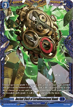 Ancient Clock of Extradimensional Hands - DZ-BT09-FR17 - Frame Rare