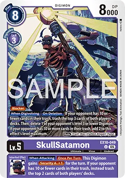 SkullSatamon - EX10-049 - Uncommon
