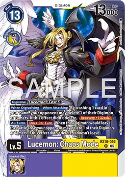 Lucemon: Chaos Mode - EX10-052 - Rare
