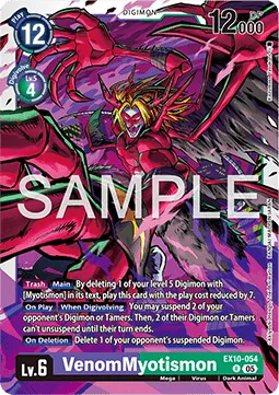 VenomMyotismon - EX10-054 - Rare