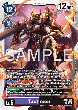 Tactimon - EX10-055 - Rare