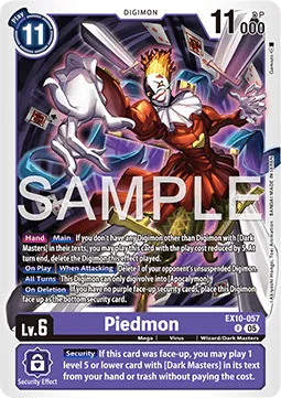 Piedmon - EX10-057 - Rare