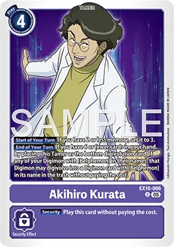 Akihiro Kurata - EX10-066 - Uncommon