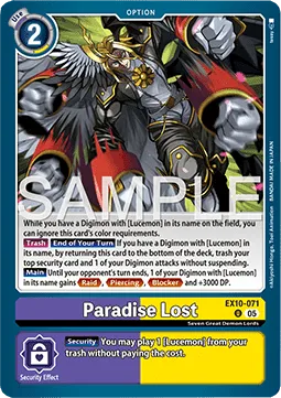 Paradise Lost - EX10-071 - Uncommon